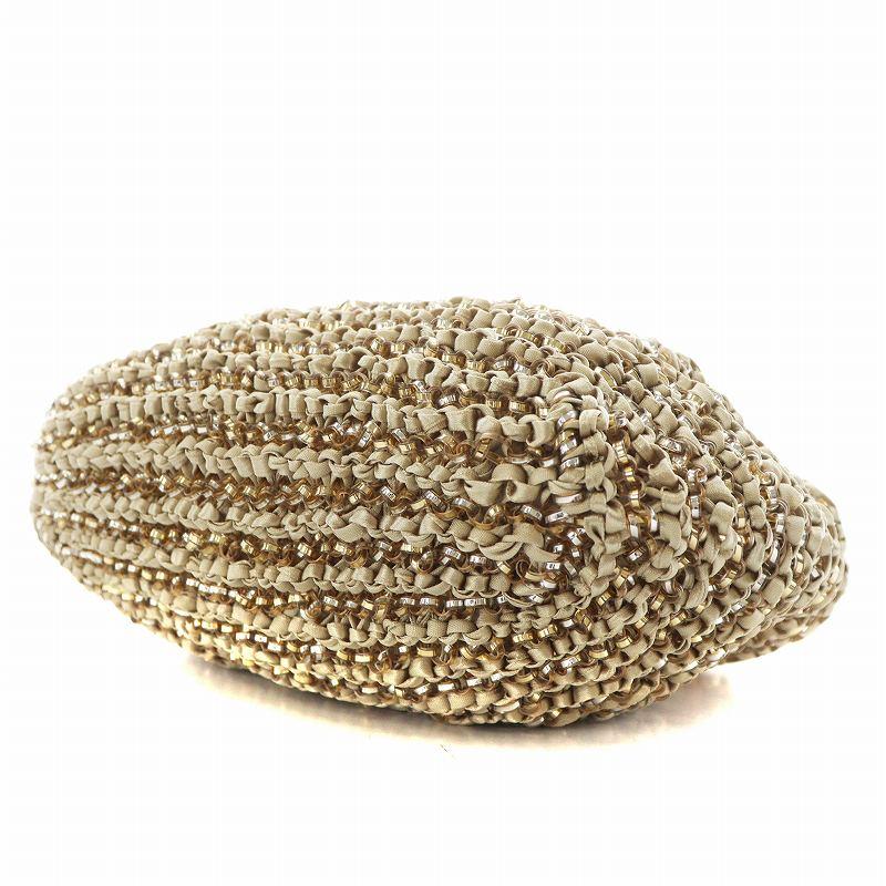 アンテプリマ　ゴールド　ワイヤーバッグ スタンダード/スクエア ラージ/シルバーゴールド ｜ 【公式