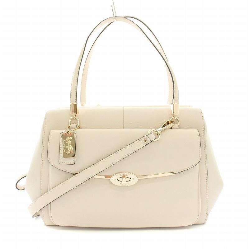 COACH (コーチ) 2WAYハンドバッグ アイボリー
