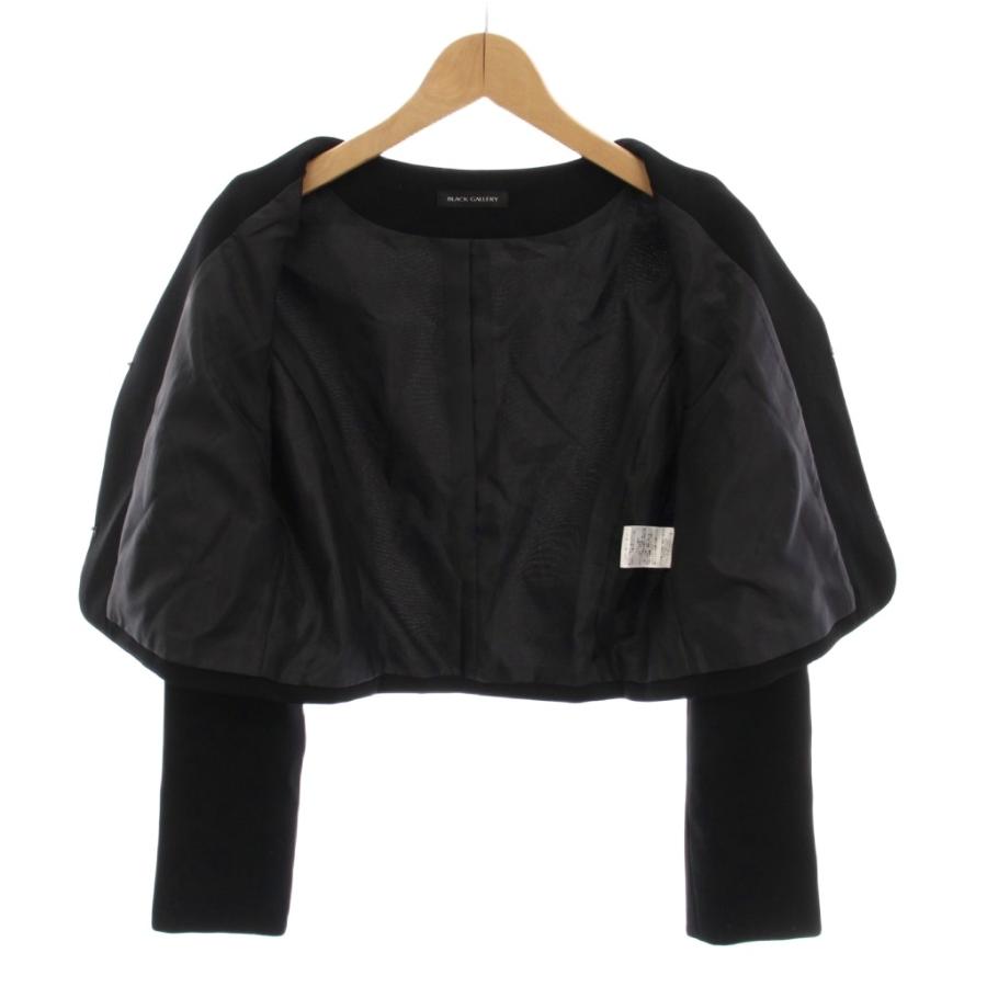 ブラックギャラリー BLACK GALLERY ブラックフォーマル スーツ セットアップ 上下 ロング ワンピース 半袖 ノーカラージャケット 9AR |  | 03