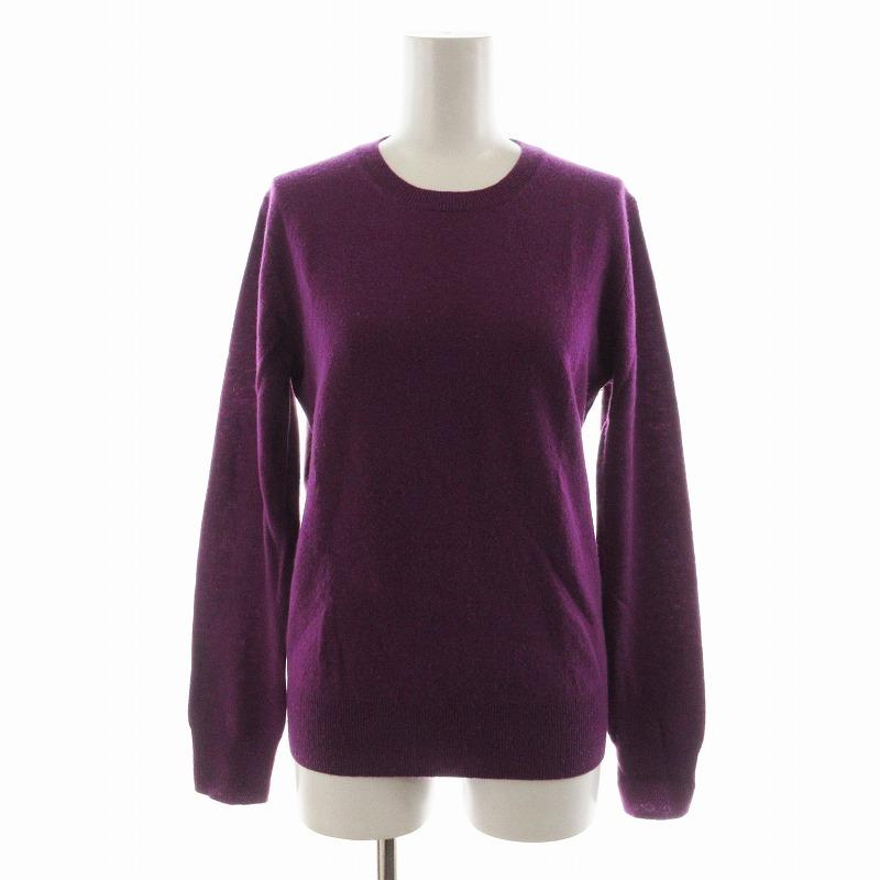 theory（セオリー） ニット セーター カシミヤ 長袖 S 紫 パープル 01