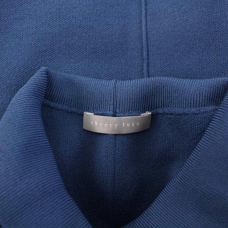 美品 セオリーリュクス 23AW LEXIハイネック 洗える ニット