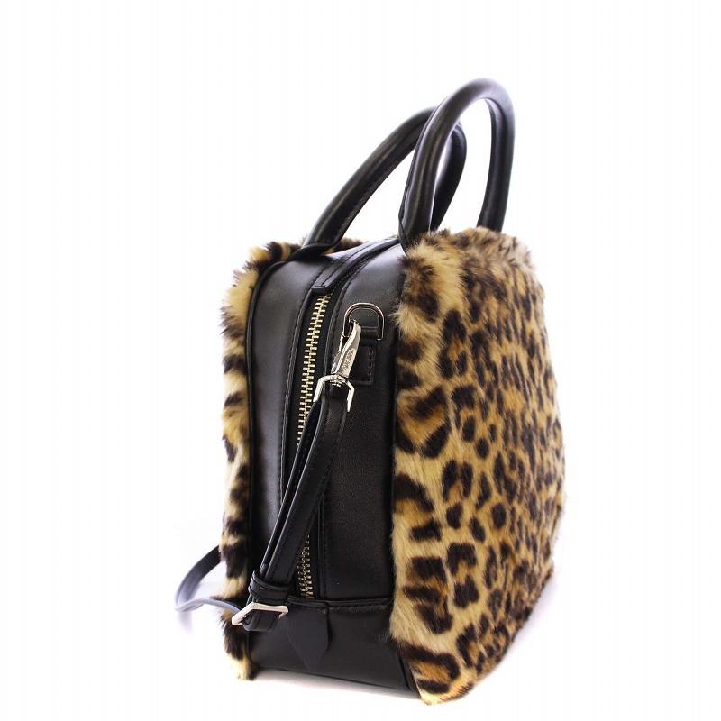 ヴァジック VASIC レオパードエコファー 2WAY ハンドバッグ