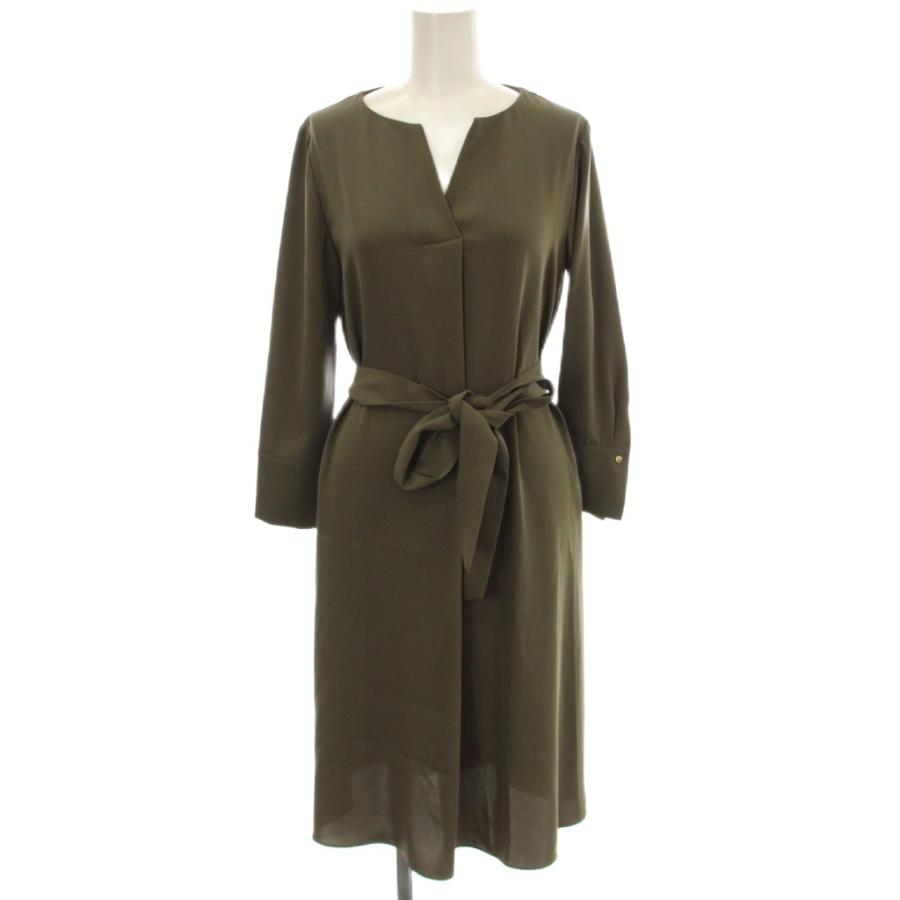 UNTITLED アンタイトル シャツワンピース AH153-55311JJ Vネック