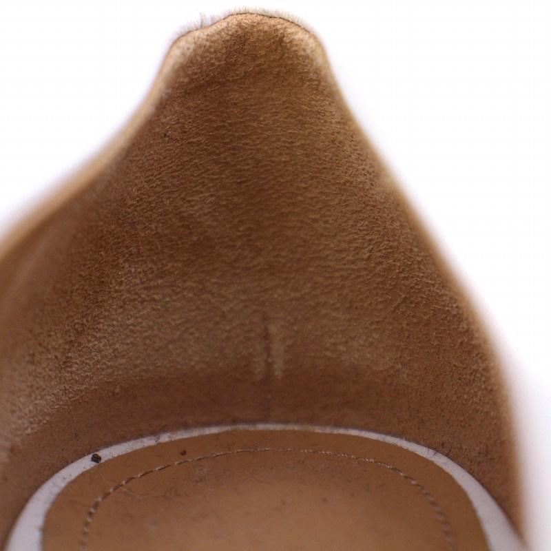 ペリーコ PELLICO パンプス スクエアトゥ ローヒール レザー Vカット  