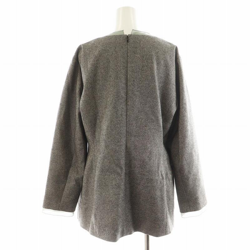 【中古】アドーア ADORE 24AW ツィードツイルブラウス シャツ 長袖 38 グレー 531-4210106 /AN19 レディース アドーア ADORE 24AW ツィードツイルブラウス シャツ 長袖 38 グレー