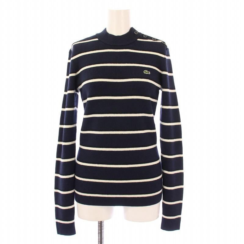 未使用品 ラコステ ライブ Lacoste L!VE ニット 長袖 クルーネック
