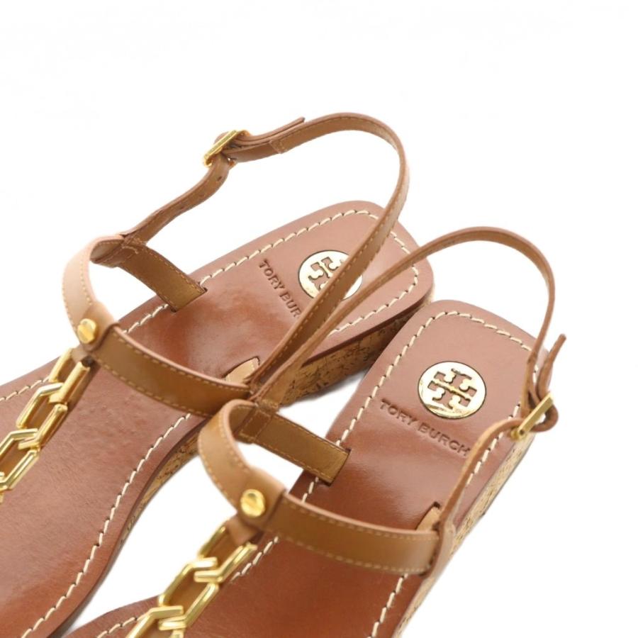 TORY BURCH（トリーバーチ） トングサンダル ストラップ ロゴ ゴールド