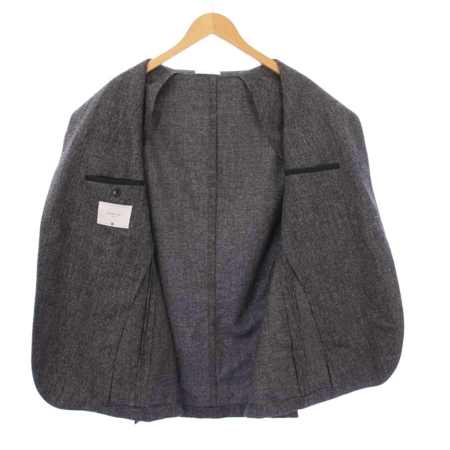 【中古】ボリオリ BOGLIOLI LINEA シングルスーツ テーラードジャケット パンツ スラックス 50 グレー N29U2E ボリオリ BOGLIOLI LINEA シングルスーツ テーラードジャケット パンツ