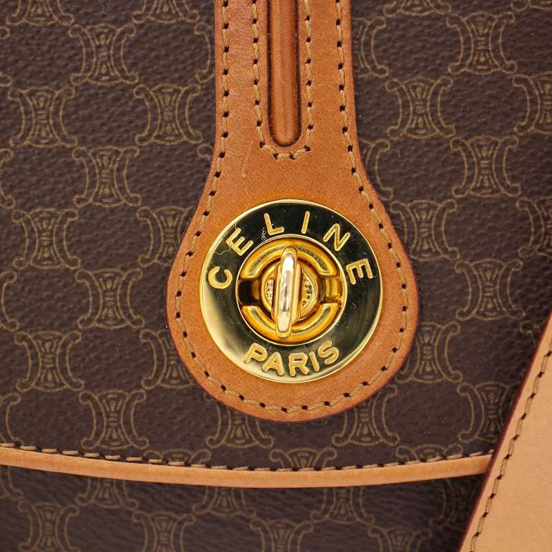 CELINE 未使用品 セリーヌ ショルダーバッグ PVCレザー 切替