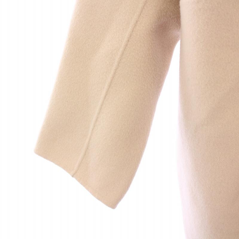 【中古】フレームワーク Framework コート アウター ショート丈 フード ウール 38 ベージュ /BB レディース フレームワーク Framework コート アウター ショート丈 フード ウール