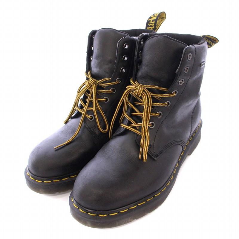Dr.Martens / 8ホール/レースアップブーツ/UK7/BLK/レザー// Dr.Martens（ドクターマーチン） ショートブーツ レースアップ 厚底