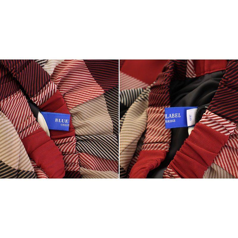ブルーレーベルクレストブリッジ BLUE LABEL CRESTBRIDGE ワイドパンツ