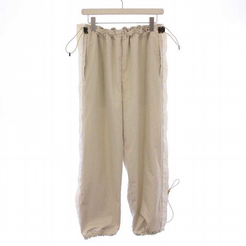 ミーンズワイル Meanswhile ジョガーパンツ イージー ウエストゴム