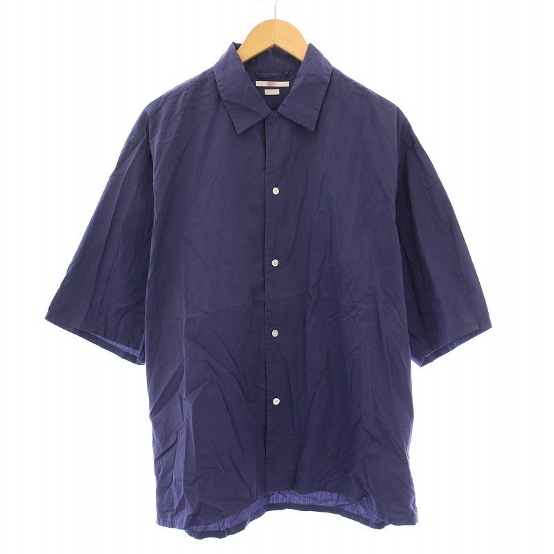 ブラームス blurhms 23SS Chambray Open-collar Shirt シャンブレー