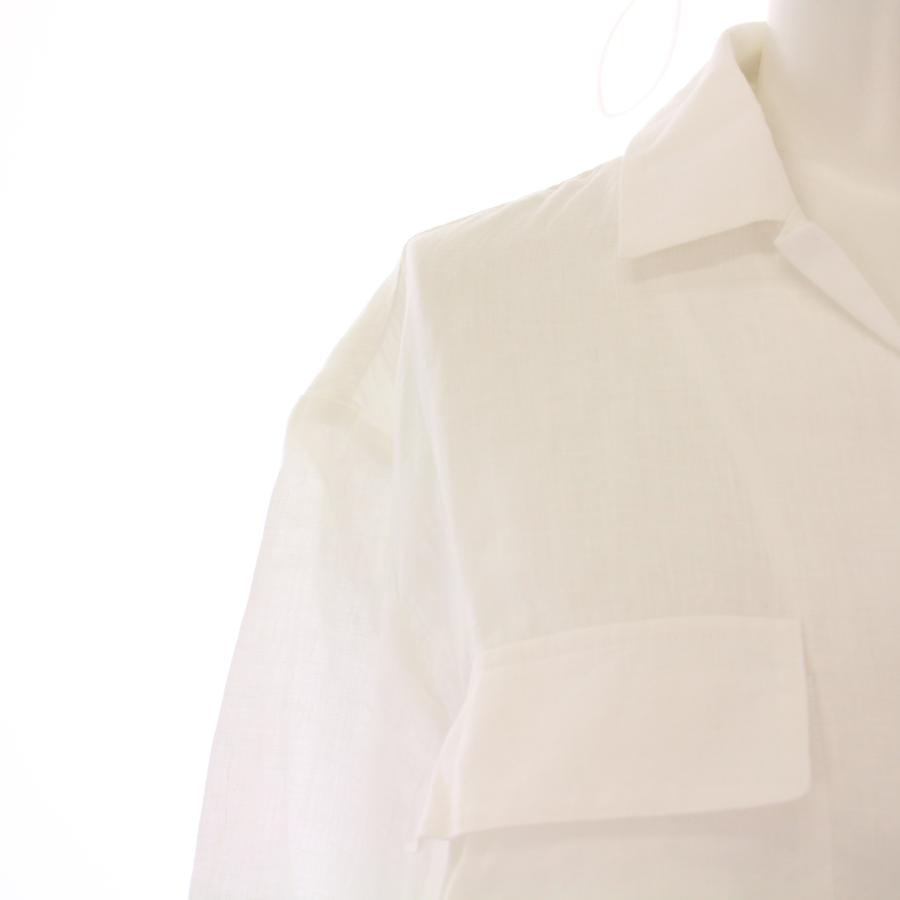 theory（セオリー） Theory 23SS RELAXED LINEN NOTCH SHIRT 