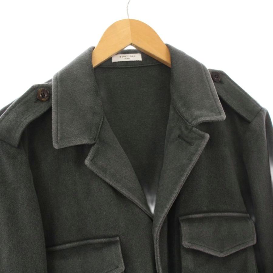 ボリオリ BOGLIOLI M65 フィールドジャケット カシミヤブルゾン