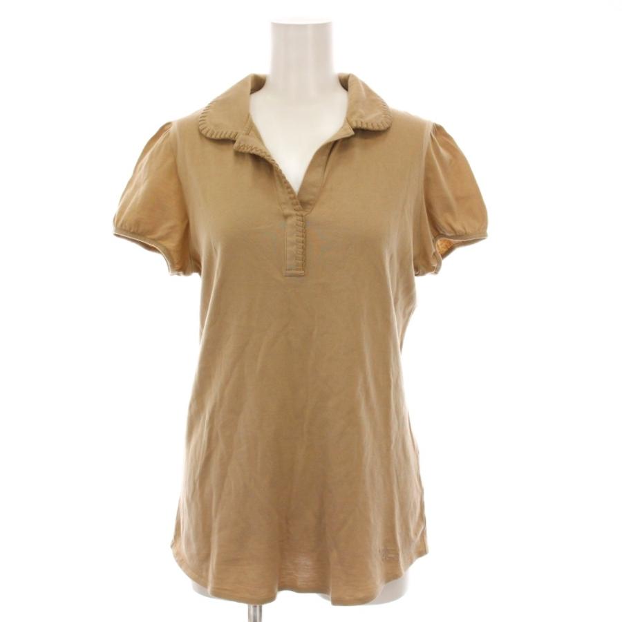 バーバリー ロンドン BURBERRY LONDON シャツ ブラウス 半袖 ステッチ  