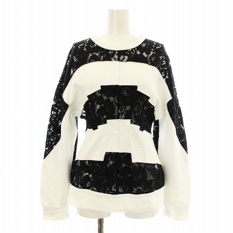 ヌメロヴェントゥーノ N°21 スウェット トレーナー 切替 レース ジップ  