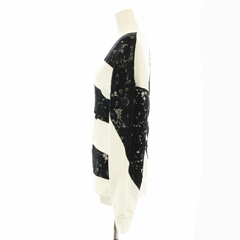 ヌメロヴェントゥーノ N°21 スウェット トレーナー 切替 レース ジップ  