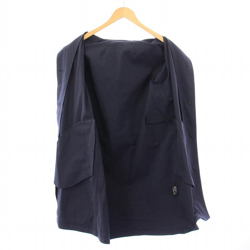 美品✨ Theory セオリー 24SS 比翼 カーコート トレンチ ネイビー 美品✨ Theory セオリー 24SS 比翼 カーコート トレンチ