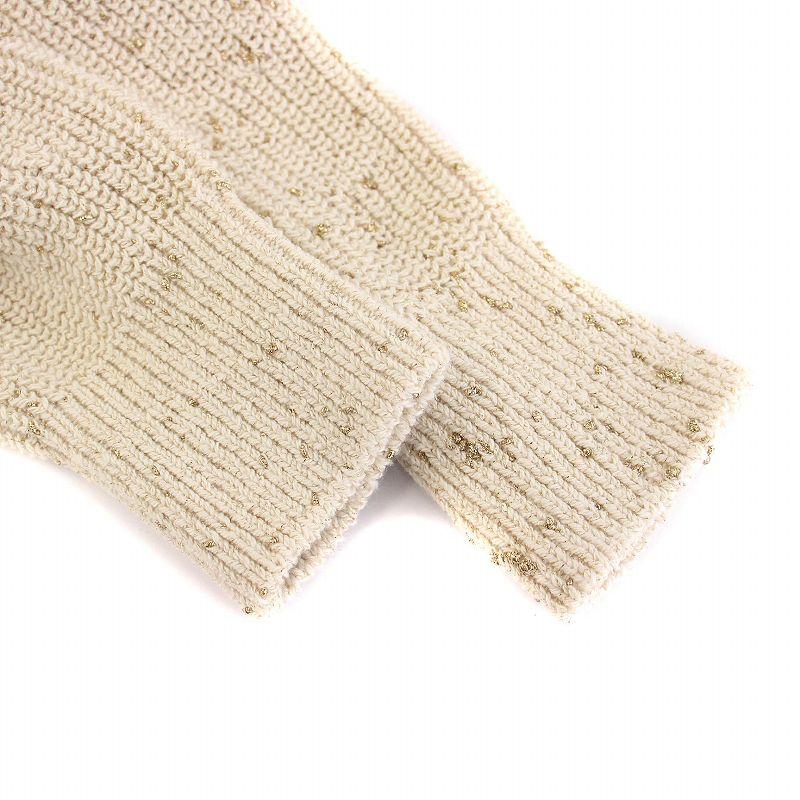 未使用品 デパリエ DEPAREILLE 25SS Cotton Lame Cardigan