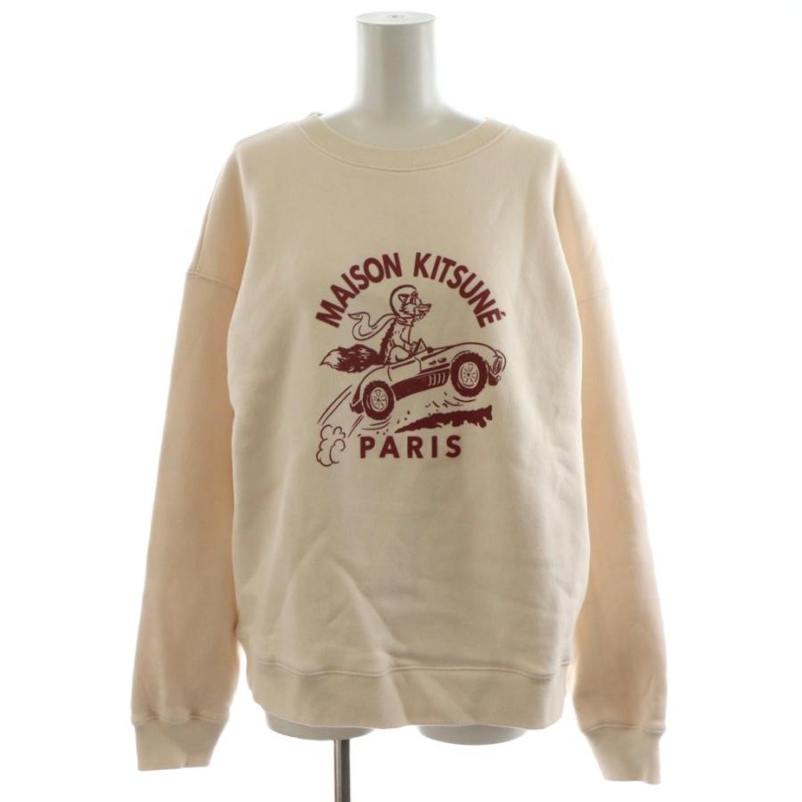 メゾンキツネ MAISON KITSUNE RACING FOX スウェットシャツ