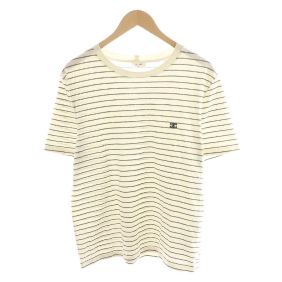 CELINE セリーヌ　半袖ニット　Tシャツ Мサイズ 楽天市場】CELINE セリーヌ Logo T-Shirts Tシャツ メンズ 半袖