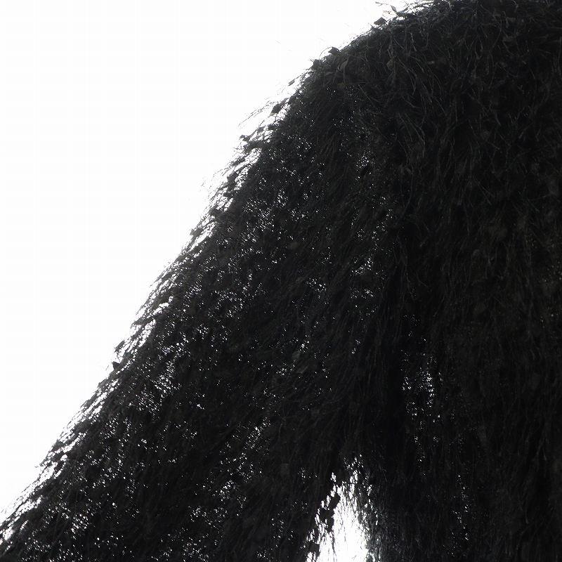 【中古】未使用品 エーピーストゥディオ AP STUDIO 24AW フェザーニットジャケット F 黒 ブラック 24010586730030 未使用品 エーピーストゥディオ AP STUDIO 24AW フェザーニット