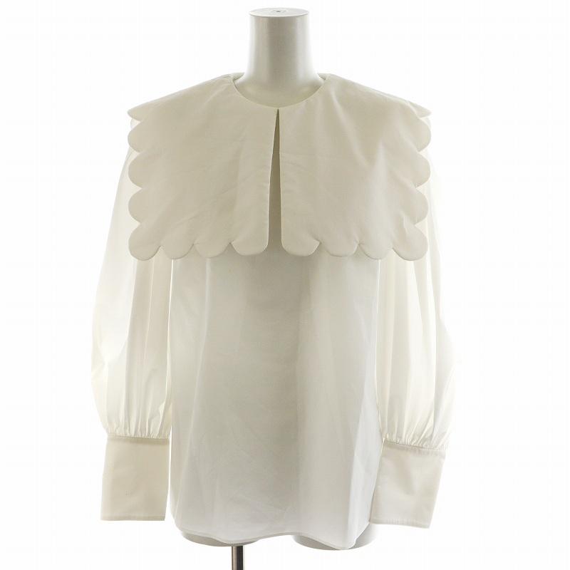 シーニュ cygne スカラップブラウス