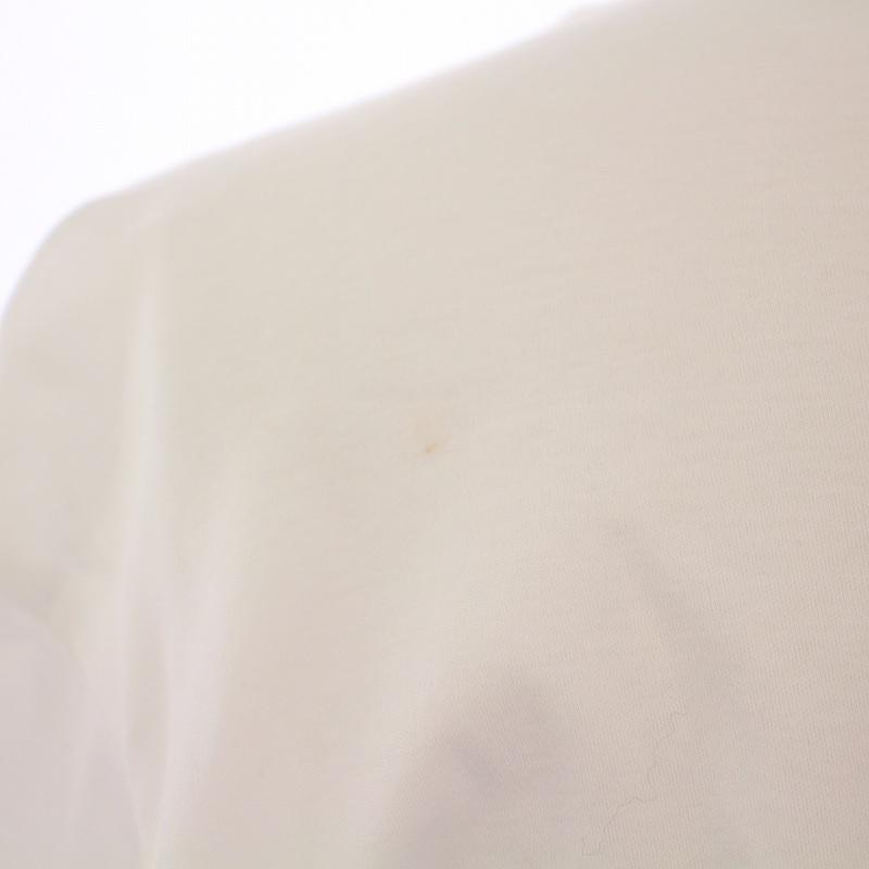 【中古】シーニュ Cygne Tシャツ カットソー 半袖 クルーネック ストレッチ フリル F 白 ホワイト /BB レディース シーニュ Cygne Tシャツ カットソー 半袖 クルーネック ストレッチ