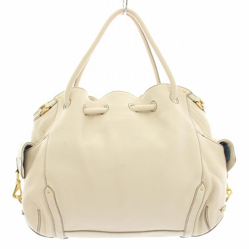 コールハーン COLE HAAN トートバッグ ハンドバッグ レザー アイボリー /YT ●D レディース | 