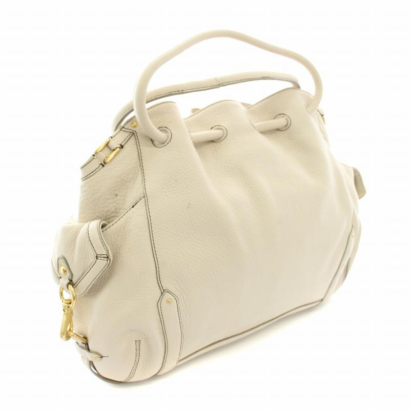 コールハーン COLE HAAN トートバッグ ハンドバッグ レザー アイボリー /YT ●D レディース |  | 01