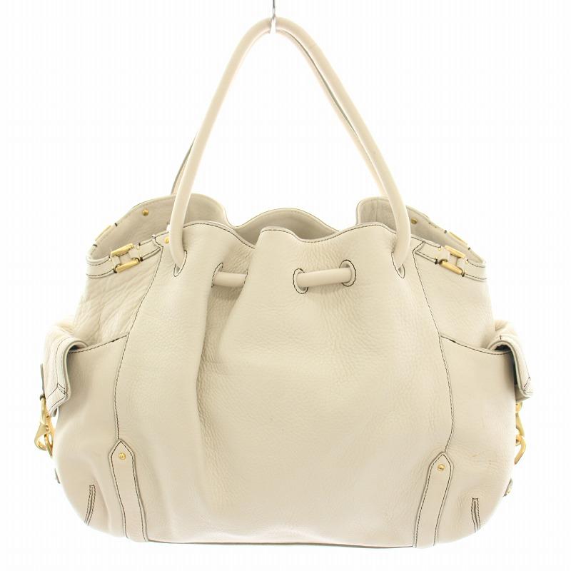 コールハーン COLE HAAN トートバッグ ハンドバッグ レザー アイボリー /YT ●D レディース |  | 02