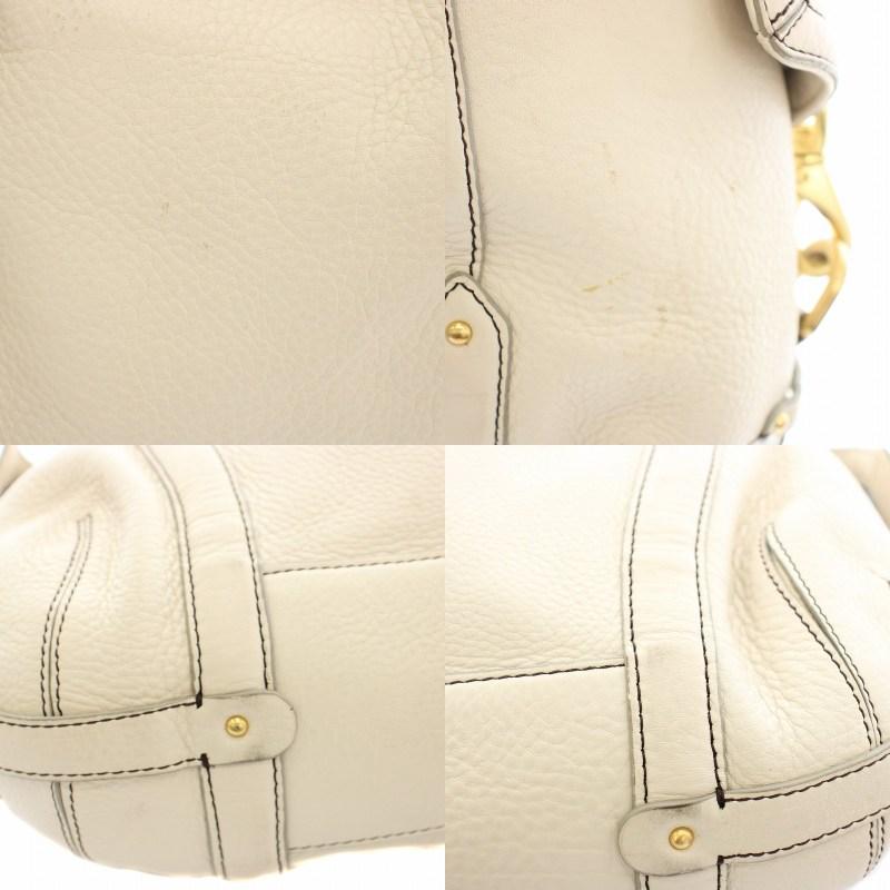 コールハーン COLE HAAN トートバッグ ハンドバッグ レザー アイボリー /YT ●D レディース |  | 08