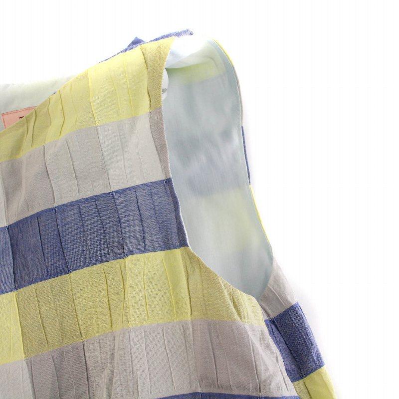 トッカ TOCCA 25SS OPTICAL CUBE DRESS ワンピース ロング