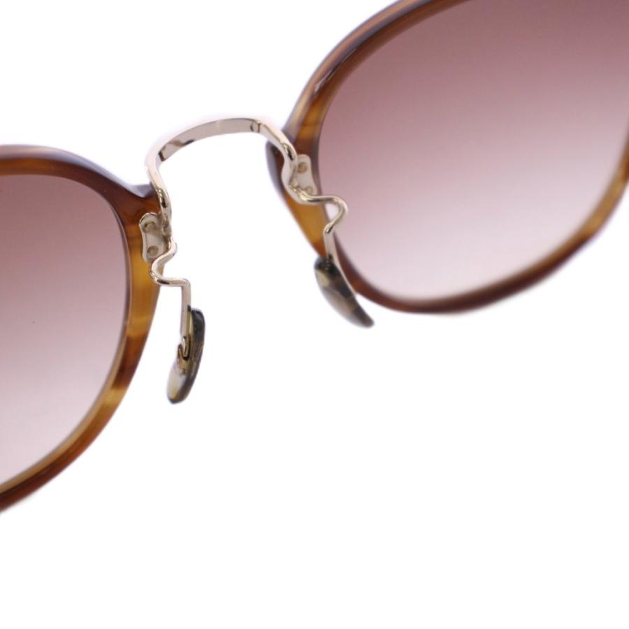 【中古】オリバー OLIVER KENNER サングラス べっ甲柄 50□23 145 ブラウン ゴールドカラー /KH メンズ レディース オリバー OLIVER KENNER サングラス べっ甲柄 50□23 145 ブラウン