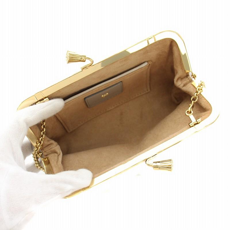 未使用品！☆ANYA HINDMARCH クラッチバッグ☆タッセル付き 未使用品！☆ANYA HINDMARCH クラッチバッグ☆タッセル付き モード