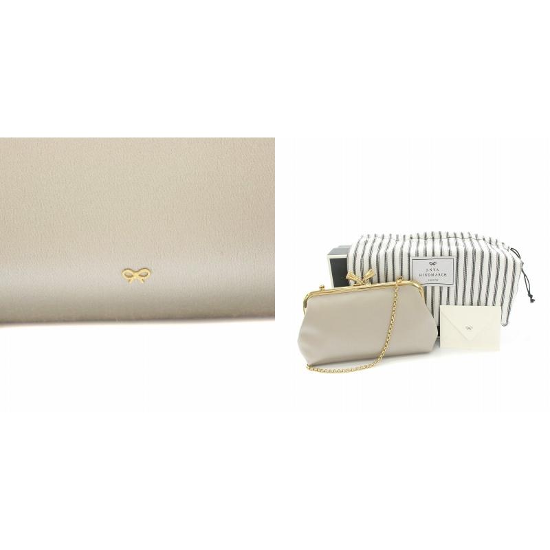 未使用品！☆ANYA HINDMARCH クラッチバッグ☆タッセル付き 未使用品！☆ANYA HINDMARCH クラッチバッグ☆タッセル付き モード