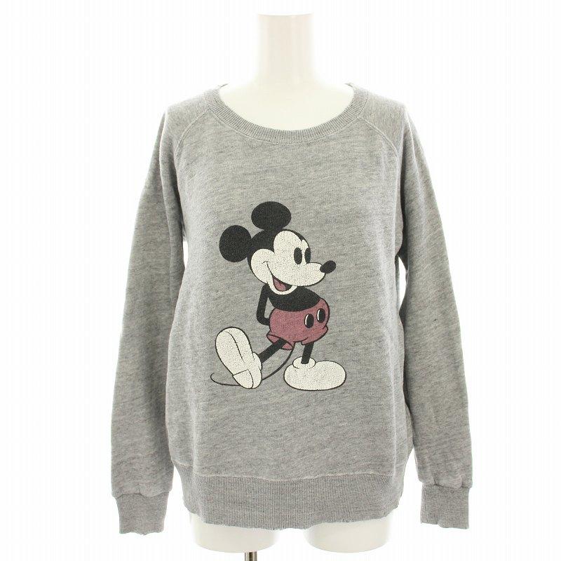 ロンハーマン ミッキー トレーナー スウェット グレー ロンハーマン