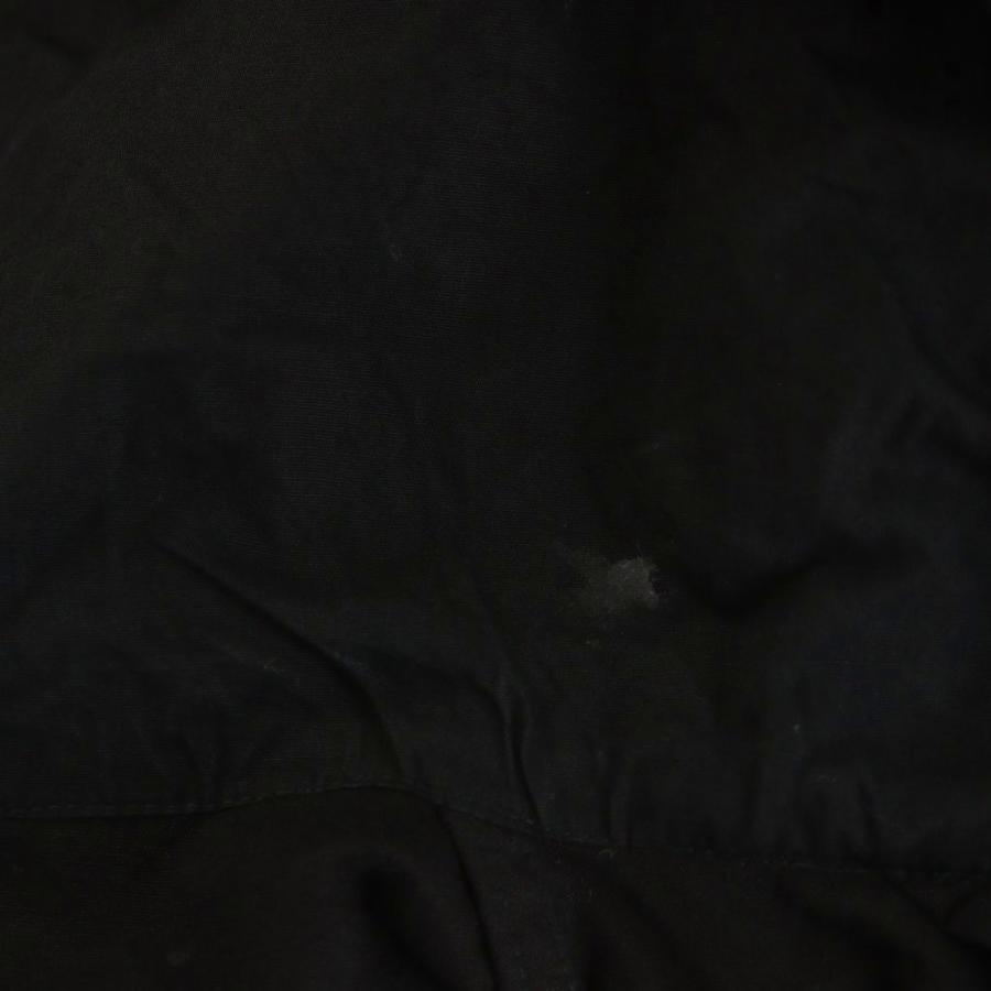 ノマ NOMA パーカー ジップアップ 刺繍 コットン 4 黒 ブラック N32