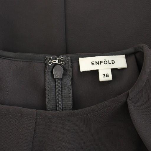 【美品】  ENFOLD / エンフォルド | CIRCLE PULLOVER / バックジップ ボリューム ブラウス | 38 | black | レディース 美品】 ENFOLD / エンフォルド | CIRCLE PULLOVER / バックジップ