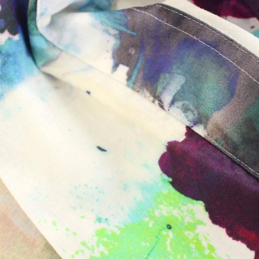 【中古】トゥモローランド ビー コットンボイルKOMOノースリーブシャツ タイダイ 36 白 48-01-21-01231 レディース トゥモローランド ビー 22SS コットンボイルKOMOノースリーブシャツ