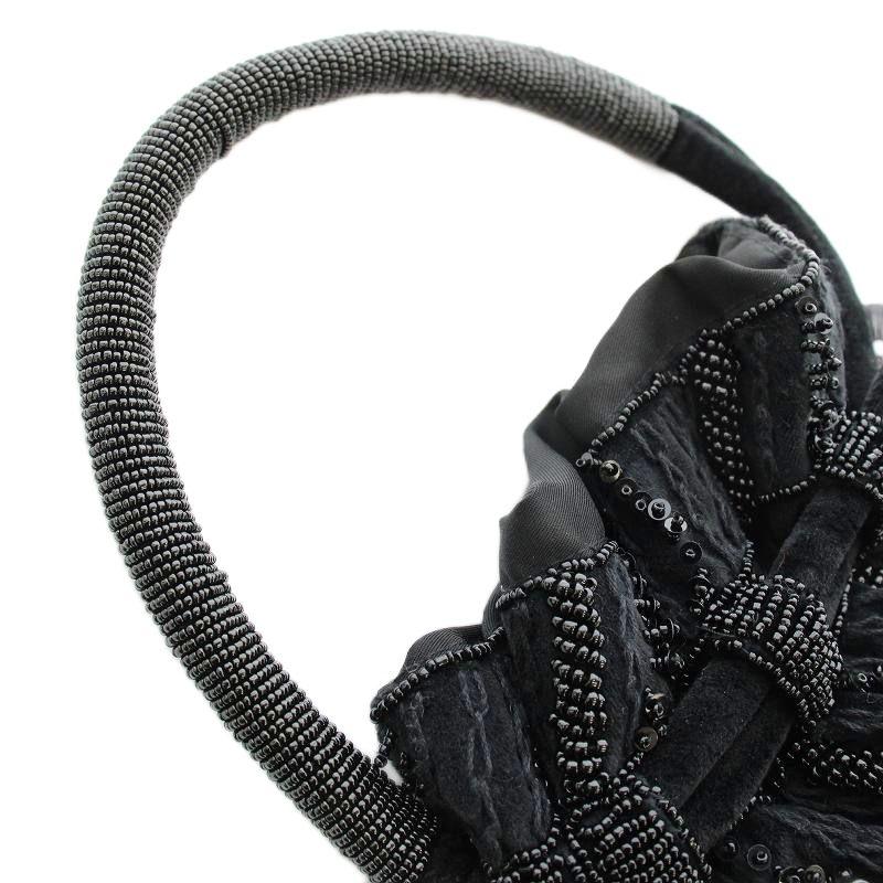 ビゴター BIGOTRE PURSE SATURDAY 巾着バッグ ハンドバッグ ベロア