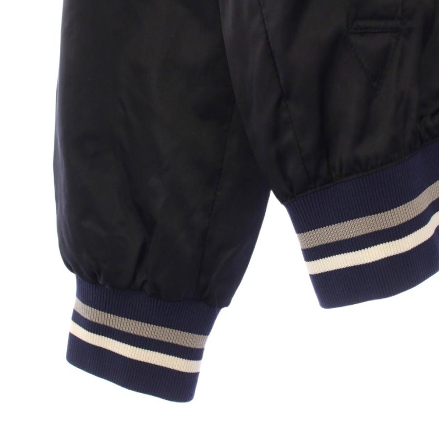 メゾンキツネ MAISON KITSUNE サテンボンバージャケット ブルゾン  