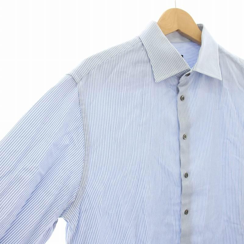 ジョルジオアルマーニ GIORGIO ARMANI シャツ 長袖 ストライプ柄 42