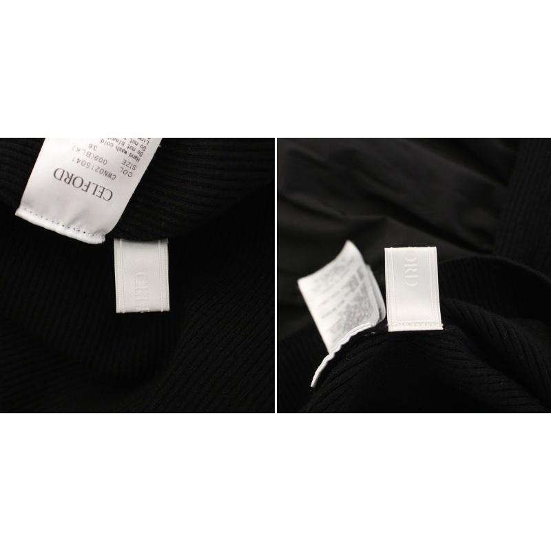 セルフォード CELFORD バックリボンニットワンピース タイト