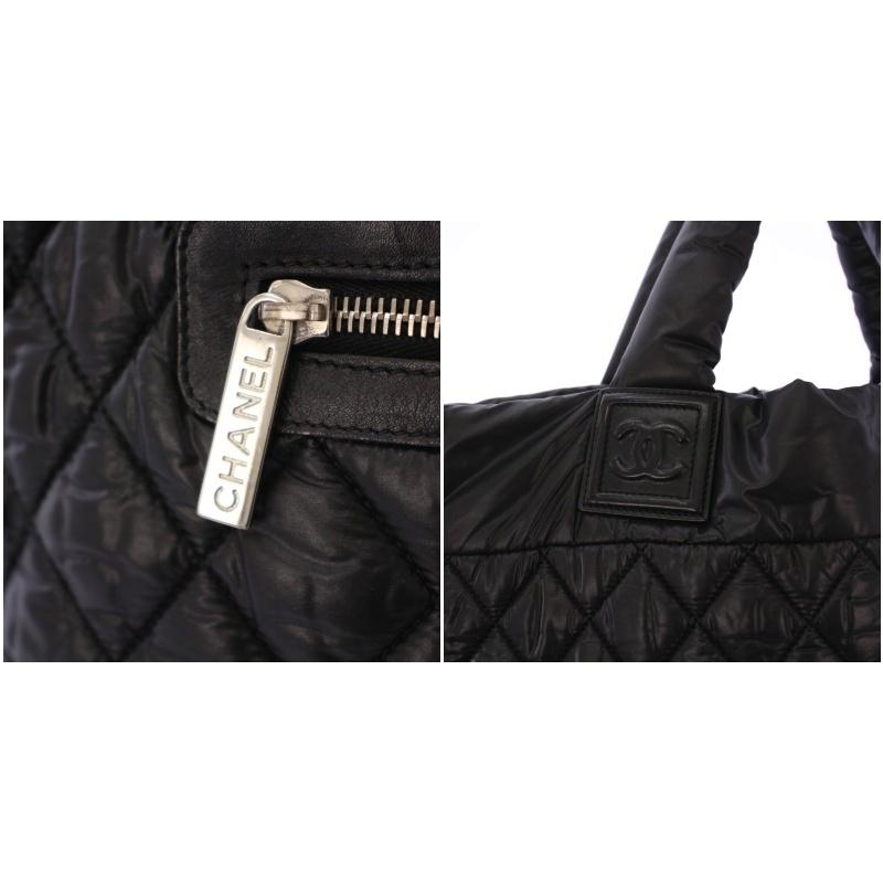 人気●シャネル　ハンドバッグ　コココクーン　トート　キルティング　ナイロン　黒色 楽天市場】【バッグ】CHANEL シャネル コココクーン ナイロン