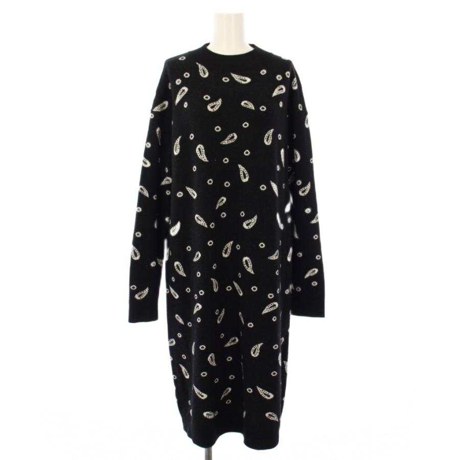 ピーエスポールスミス PS Paul Smith ニットワンピース ひざ丈 長袖 総