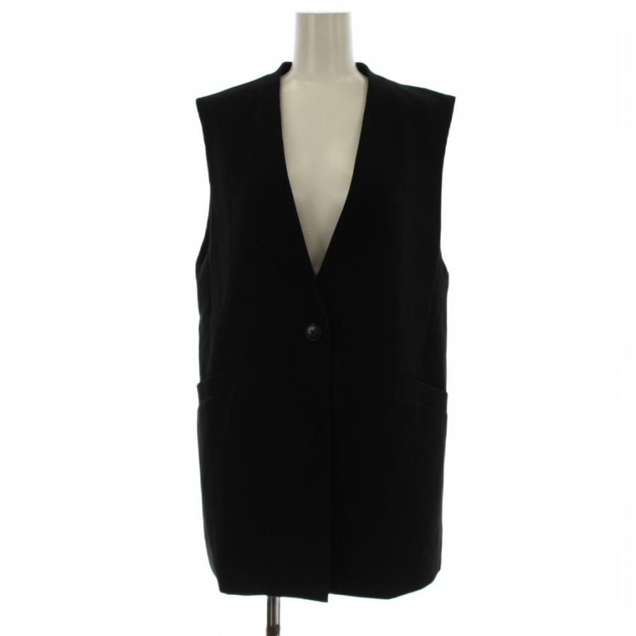 プラステ　リネンブレンドテーラードジレ　ブラック リネンブレンドテーラードジレ」の着用コーディネート| プラステ