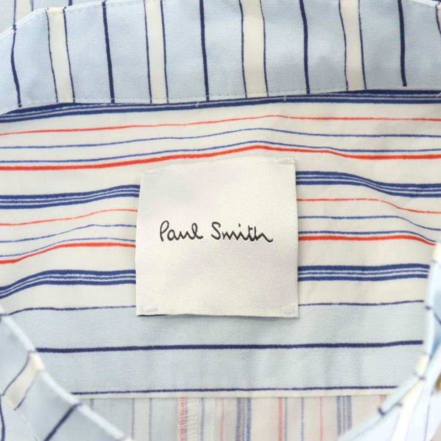 セール　ポールスミス　白ボタニカル柄ワンピース Paul Smith（ポール・スミス） シャツワンピース ロング丈 半袖